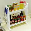 Bao Youni Kitchen Shelves Shelves Floor 2 store shelves Condiment shelves Bathroom cosmetics boxes Desktop finishing shelves DQ1402-1