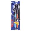 Three smile carbon black toothbrush with long carbon bristles soft hair fine 2 sticks random color