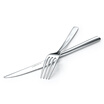 Jingdong Supermarket Road card cool LUCUKU 304 stainless steel Western table steak knife&fork two-piece suit enjoy tableware set