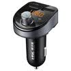 Reproductor de MP3 para coche HSC Transmisor de FM para reproductor de música Con soporte para cargador de coche USB dual Tarjeta Bluetooth TF Modulador de llam
