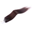 Human Hair Extensions Micro Loop Hair Extensions Color 2 50g Per Pack Micro Ring Loop Remy Human Hair Extensions