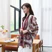 STORY Of SHANGHAI Women&39s scarves Autumn&winter warm scarves Shawl leaves Totem army green
