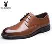 Playboy PLAYBOY ESTABLISHED 1953 Men&39s classic lace business casual shoes wedding shoes round dress shoes men&39s shoes 6CW513009D02 brown 42