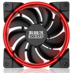 Overclocking three PCCOOLER Haoyue 12CM red chassis fan water cooling heat computer power supply fan CPU fan shock absorption mute donate 4 screws
