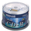 Maxell CD-R 48-speed 700M silver plate with 50 discs