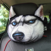 Hua 3D animal pillow car headrest lumbar pillow cartoon creative car accessories Shar Pei