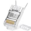 Akihabara CHOSEAL seven types of crystal head shielded crystal head network cable crystal head 20 QS907Z20