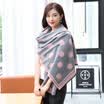 STORY Of SHANGHAI Ladies&39 cashmere scarf autumn&winter warm shawl smile blue