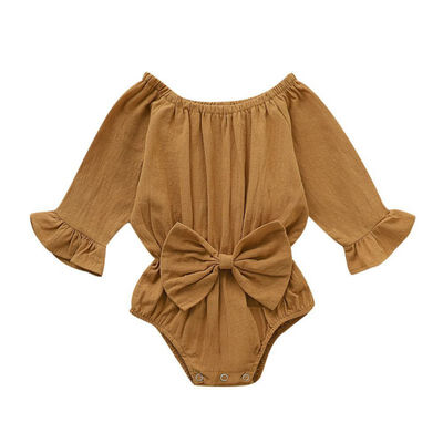 Infant Newborn Baby Girls Jumpsuit Long Sleeve Rompers With Bowknot Kids Bodysuit Jumpsuit Clothes
Infant Newborn Baby Girls Jumpsuit Long Sleeve Rompers With Bowknot Kids Bodysuit Jumpsuit Clothes