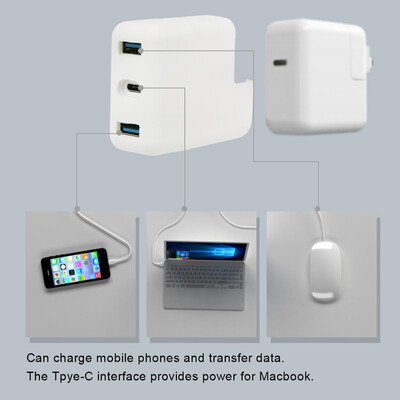 Portable Fast Charge Converter 2 USB 30 Type-C Adapter For MacBook Power Charging Mobile Phone Adapters
Portable Fast Charge Converter 2 USB 30 Type-C Adapter For MacBook Power Charging Mobile Phone Adapters