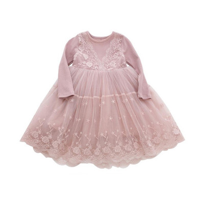 Baby Girls Long-sleeved Fake 2pcs Lace Dresses Kids Girls Princess Dress Autumn New Wedding Birthday Party Outfits Clothes 2-7Y
Baby Girls Long-sleeved Fake 2pcs Lace Dresses Kids Girls Princess Dress Autumn New Wedding Birthday Party Outfits Clothes 2-7Y