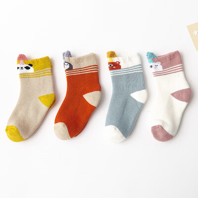 4 Pair Cotton Newborn Baby Socks Winter Warm Baby Boy Girl Socks Cartoon Animal Print Infant Toddler Kids Anti Slip Floor Sock
4 Pair Cotton Newborn Baby Socks Winter Warm Baby Boy Girl Socks Cartoon Animal Print Infant Toddler Kids Anti Slip Floor Sock