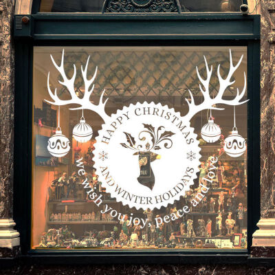 Merry Christmas Removable DIY Wall Stickers Shop Window Stickers Noel Christmas Decorations for Home Natal New Year Decoration
Merry Christmas Removable DIY Wall Stickers Shop Window Stickers Noel Christmas Decorations for Home Natal New Year Decoration