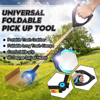Portable Pick Up Tool Reacher Grabber Foldable Long Trash Clamps 33" inch With Gripper Lock Trash Stick
Portable Pick Up Tool Reacher Grabber Foldable Long Trash Clamps 33" inch With Gripper Lock Trash Stick