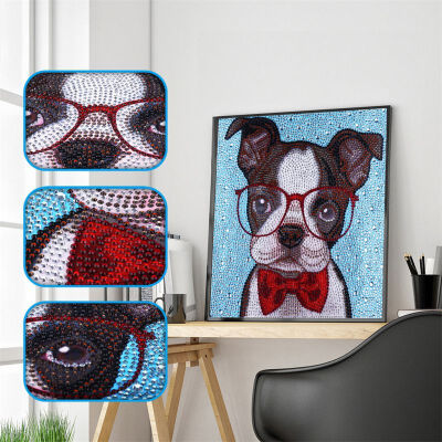 30x30cm Colorful Cute Dog Pattern Crystal Rhinestone Picture Arts 5D Diamond Painting DIY Partial Drill Cross Stitch Kits
30x30cm Colorful Cute Dog Pattern Crystal Rhinestone Picture Arts 5D Diamond Painting DIY Partial Drill Cross Stitch Kits