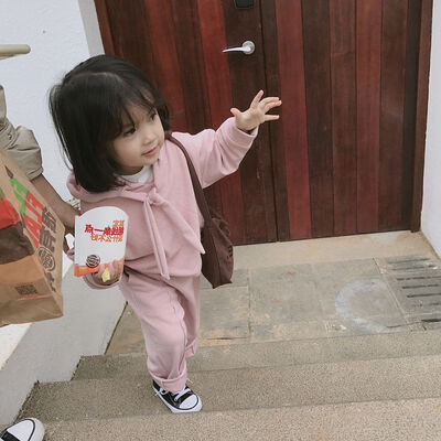 Hooded Long Sleeve T shirt Solid TopsPants Solid Color Clothes Sets Korean Version Child Toddler Kids Girls Outfits Clothes c
Hooded Long Sleeve T shirt Solid TopsPants Solid Color Clothes Sets Korean Version Child Toddler Kids Girls Outfits Clothes c