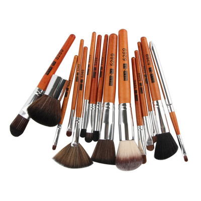 15pcs New Wooden Handle Makeup Brushes Set Power Foundation Cream Blush Eyeshadow Eyeliner Eyebrow Blending Brush Cosmetic Kits
15pcs New Wooden Handle Makeup Brushes Set Power Foundation Cream Blush Eyeshadow Eyeliner Eyebrow Blending Brush Cosmetic Kits