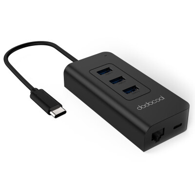 dodocool USB-C 31 to 3-Port USB-A 30 Hub with Gigabit Ethernet Adapter&Power Delivery Black
dodocool USB-C 31 to 3-Port USB-A 30 Hub with Gigabit Ethernet Adapter&Power Delivery Black