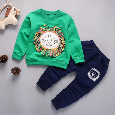 2PCS Baby Boy Girl Clothes Set Long Sleeve Cartoon Print T-Shirt TopCasual Trousers Toddler Clothes Outfits
2PCS Baby Boy Girl Clothes Set Long Sleeve Cartoon Print T-Shirt TopCasual Trousers Toddler Clothes Outfits