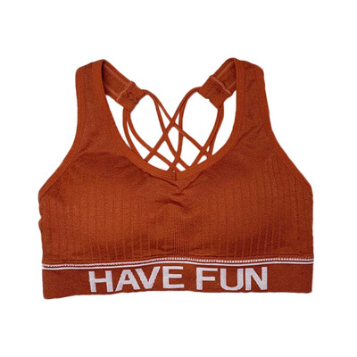 Women Cross Straps Beauty Back Bra Summer Letter Print Knitting Thread Fitness Bras Active Bralette Sujetadores Para Mujer
Women Cross Straps Beauty Back Bra Summer Letter Print Knitting Thread Fitness Bras Active Bralette Sujetadores Para Mujer