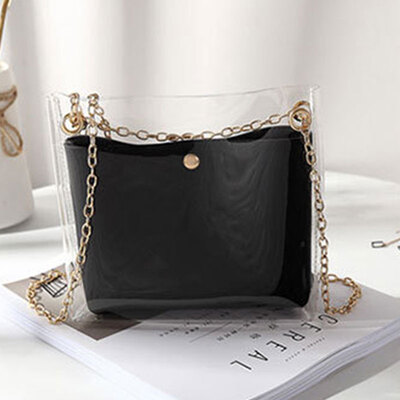 Fashion Transparent Women Clear Girls Handbags High Mother And Child Chain Crossbody Bags Cover Ladies Beach Sweet Shoulder Bag
Fashion Transparent Women Clear Girls Handbags High Mother And Child Chain Crossbody Bags Cover Ladies Beach Sweet Shoulder Bag