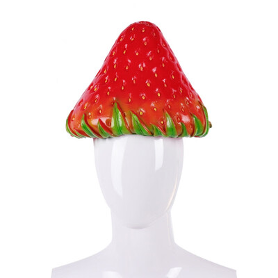 Silicone Adult Halloween Carnival Party Fancy Strawberry Simulation Mask Headgear Cosplay Cartoon Funny Fruit Costume Hats Prop
Silicone Adult Halloween Carnival Party Fancy Strawberry Simulation Mask Headgear Cosplay Cartoon Funny Fruit Costume Hats Prop