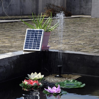 Small Type Landscape Pool Garden Fountains 9V 2W Solar Power Decorative Fountain Water Pump
Small Type Landscape Pool Garden Fountains 9V 2W Solar Power Decorative Fountain Water Pump
