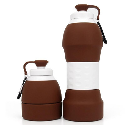 580ml Collapsible Silicone Water Bottle with Carabiner for Cycling Gym Hiking Camping Travel Office
580ml Collapsible Silicone Water Bottle with Carabiner for Cycling Gym Hiking Camping Travel Office