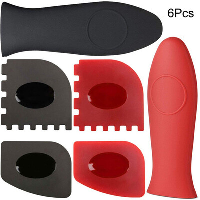 6PCS High Temperature Resistant Insulation Sleeve Silicone Pot Handle Kitchen Gadget Sets
6PCS High Temperature Resistant Insulation Sleeve Silicone Pot Handle Kitchen Gadget Sets