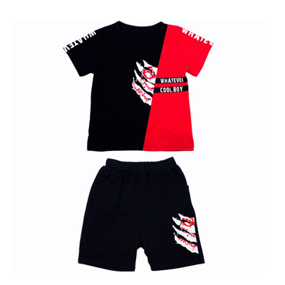 Children Clothing Fashion Baby Boys Clothes Summer Short Sleeve T-Shirt Round Collar Casual TopsLoose Hip-Hop Print Shorts
Children Clothing Fashion Baby Boys Clothes Summer Short Sleeve T-Shirt Round Collar Casual TopsLoose Hip-Hop Print Shorts