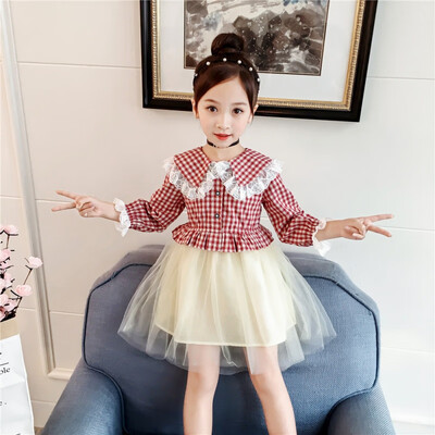 Baby Girl Dress 2-7T Toddler Children New Autumn Girls Cute Plaid Print Mesh Stitching Princess Long-Sleeved Sweet Dress
Baby Girl Dress 2-7T Toddler Children New Autumn Girls Cute Plaid Print Mesh Stitching Princess Long-Sleeved Sweet Dress