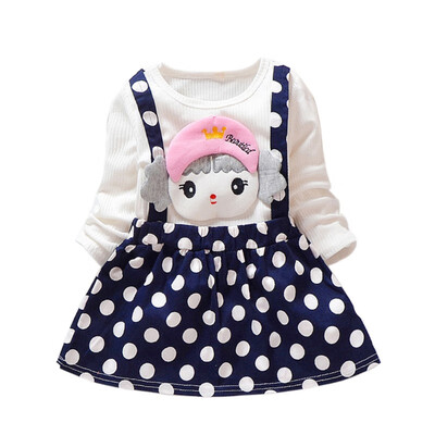 Spring Baby Girl Princess Dress Fake 2 Piece Toddler Cartoon Dot Pattern Long Sleeve Cotton Dresses Korean Style Dress
Spring Baby Girl Princess Dress Fake 2 Piece Toddler Cartoon Dot Pattern Long Sleeve Cotton Dresses Korean Style Dress
