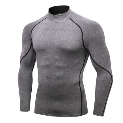 Men Long Sleeve Speed Dry T-Shirts Fitness High Collar Sports Running Training High-elastic Tight-fitting Tops
Men Long Sleeve Speed Dry T-Shirts Fitness High Collar Sports Running Training High-elastic Tight-fitting Tops