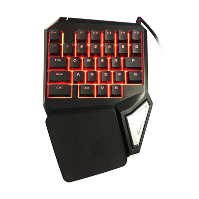Delux T9 Pro Professional OneSingle Hand USB Wired Esport Gaming Keyboard 29 Key LED Backlit for LOL
Delux T9 Pro Professional OneSingle Hand USB Wired Esport Gaming Keyboard 29 Key LED Backlit for LOL