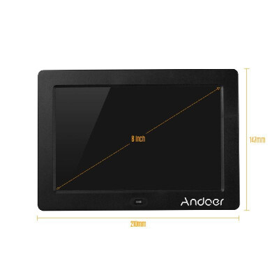 Andoer 8 Inches IPS LED Digital Photo Frame Desktop Electronic Album 1280800 High Resolution Supports Music 1080P Video Player
Andoer 8 Inches IPS LED Digital Photo Frame Desktop Electronic Album 1280800 High Resolution Supports Music 1080P Video Player
