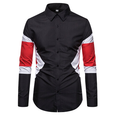 Tailored Fashion Mens Long Sleeve Casual Patchwork Trun-down Collar Shirt Blouse Top
Tailored Fashion Mens Long Sleeve Casual Patchwork Trun-down Collar Shirt Blouse Top