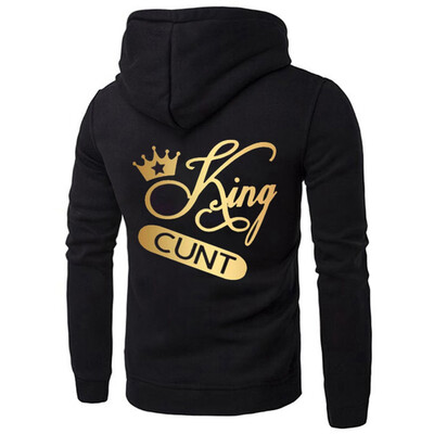 2019 New King Queen Print Long Sleeve Couple Hoodies Valentines Day Gift For Lovers Casual Hooded Sweatshirt Pullover Tops
2019 New King Queen Print Long Sleeve Couple Hoodies Valentines Day Gift For Lovers Casual Hooded Sweatshirt Pullover Tops