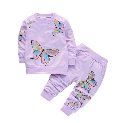 Spring Girl Clothes Set Cartoon Butterfly SweaterShirt Pants Fashion Baby Girl Clothes Set Children Clothing 2019 New
Spring Girl Clothes Set Cartoon Butterfly SweaterShirt Pants Fashion Baby Girl Clothes Set Children Clothing 2019 New