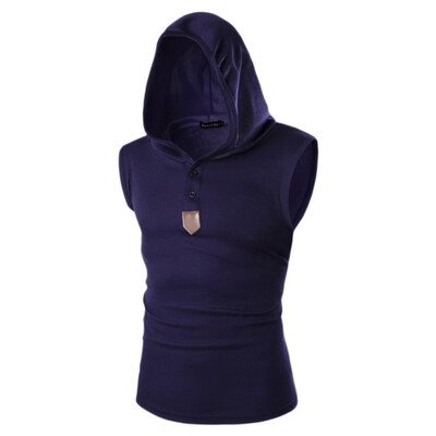 Tank Top Men Hooded Solid Color Sleeveless Vest Fitness Bodybuilding 7 Colors Men Vest
Tank Top Men Hooded Solid Color Sleeveless Vest Fitness Bodybuilding 7 Colors Men Vest