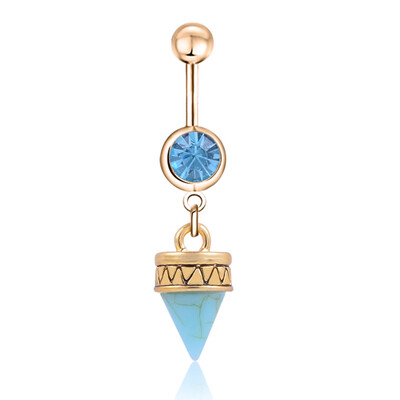 Fashion Women Anti Allergy Simple Lounger Zircon Steel Earrings Taper Pendant Ear Nail Belly Button Rings Navel Piercing
Fashion Women Anti Allergy Simple Lounger Zircon Steel Earrings Taper Pendant Ear Nail Belly Button Rings Navel Piercing