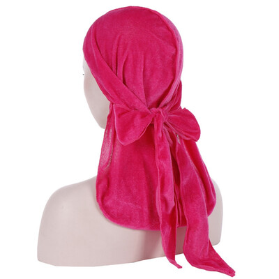 Men Women Unisex Winter Velvet Solid Color Turban Hat Extra Long Tail Wide Straps Pirate Head wrap Biker Hair Cover
Men Women Unisex Winter Velvet Solid Color Turban Hat Extra Long Tail Wide Straps Pirate Head wrap Biker Hair Cover