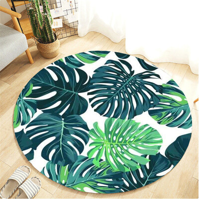 Toponeto Tropical Plant leaves Pattern Round Flannel Bathroom Kitchen Carpet 80cm
Toponeto Tropical Plant leaves Pattern Round Flannel Bathroom Kitchen Carpet 80cm