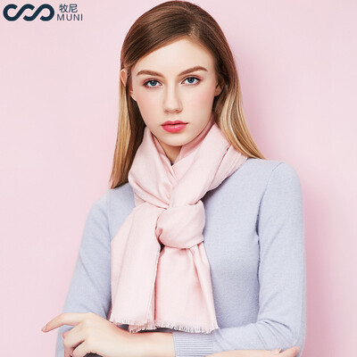 Muni ladies scarf autumn&winter fashion wild color wool scarf shawl thick warm scarf female gift box S173701 pink
Muni ladies scarf autumn&winter fashion wild color wool scarf shawl thick warm scarf female gift box S173701 pink