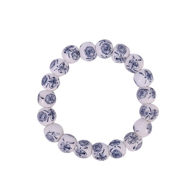 Blue&White Porcelain Beads Bracelet OL Style Ceramics Accessories Creative Fashion Jewelry Gifts
Blue&White Porcelain Beads Bracelet OL Style Ceramics Accessories Creative Fashion Jewelry Gifts