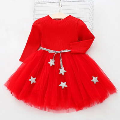 2019 Spring Autumn Baby Kids Girls Dress Casual Sweet Long Sleeve Top Star Decoration Bowknot Belt Bubble Mesh Princess Dress
2019 Spring Autumn Baby Kids Girls Dress Casual Sweet Long Sleeve Top Star Decoration Bowknot Belt Bubble Mesh Princess Dress