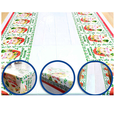 Tailored Disposable Merry Christmas Rectangular Printed PVC Cartoon Tablecloth 110180cm
Tailored Disposable Merry Christmas Rectangular Printed PVC Cartoon Tablecloth 110180cm