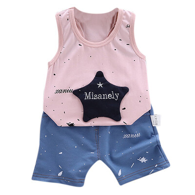 Summer Children Baby Boys Casual Sleeveless Star Print Vest TopsShorts Suits Costume Set
Summer Children Baby Boys Casual Sleeveless Star Print Vest TopsShorts Suits Costume Set
