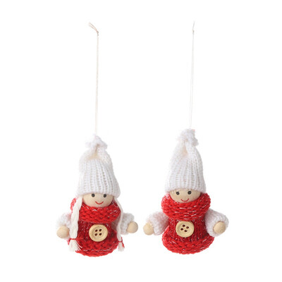 1 Pair Christmas Pendants Wood Dolls With Knitted Hat And Cloth Decorative Hanging Ornaments Home Decorations Adornos De Navidad
1 Pair Christmas Pendants Wood Dolls With Knitted Hat And Cloth Decorative Hanging Ornaments Home Decorations Adornos De Navidad