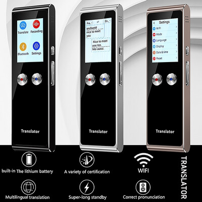 Willstar 1 Pc 70 Language Translator Two-inch Display Capacitive Screen Touch Function Translator
Willstar 1 Pc 70 Language Translator Two-inch Display Capacitive Screen Touch Function Translator