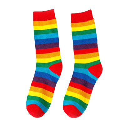 Creative Fashion Japanese Harajuku Tide Socks Prepy Style Striped Rainbow Funny Socks Women Cotton Hip Hop Socks
Creative Fashion Japanese Harajuku Tide Socks Prepy Style Striped Rainbow Funny Socks Women Cotton Hip Hop Socks